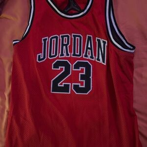 Jordan Red Basketball Jersey